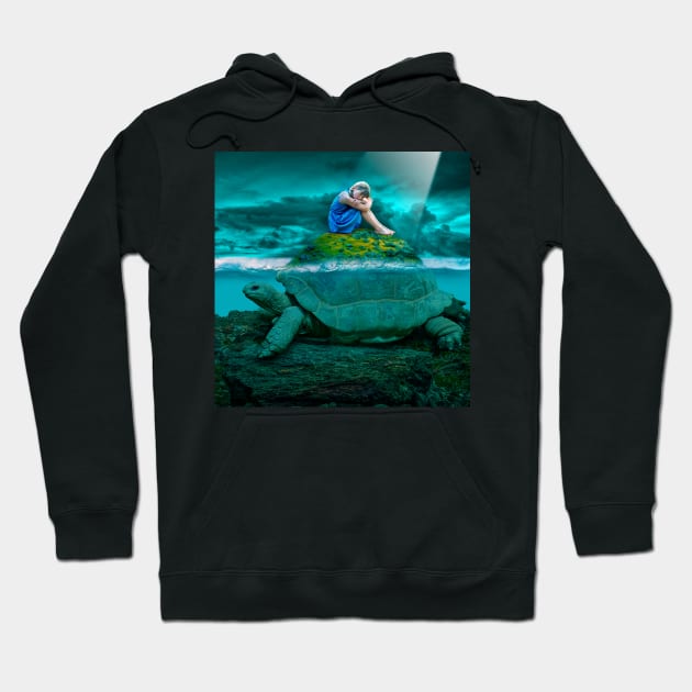 Turtle Island Hoodie by lucamendieta